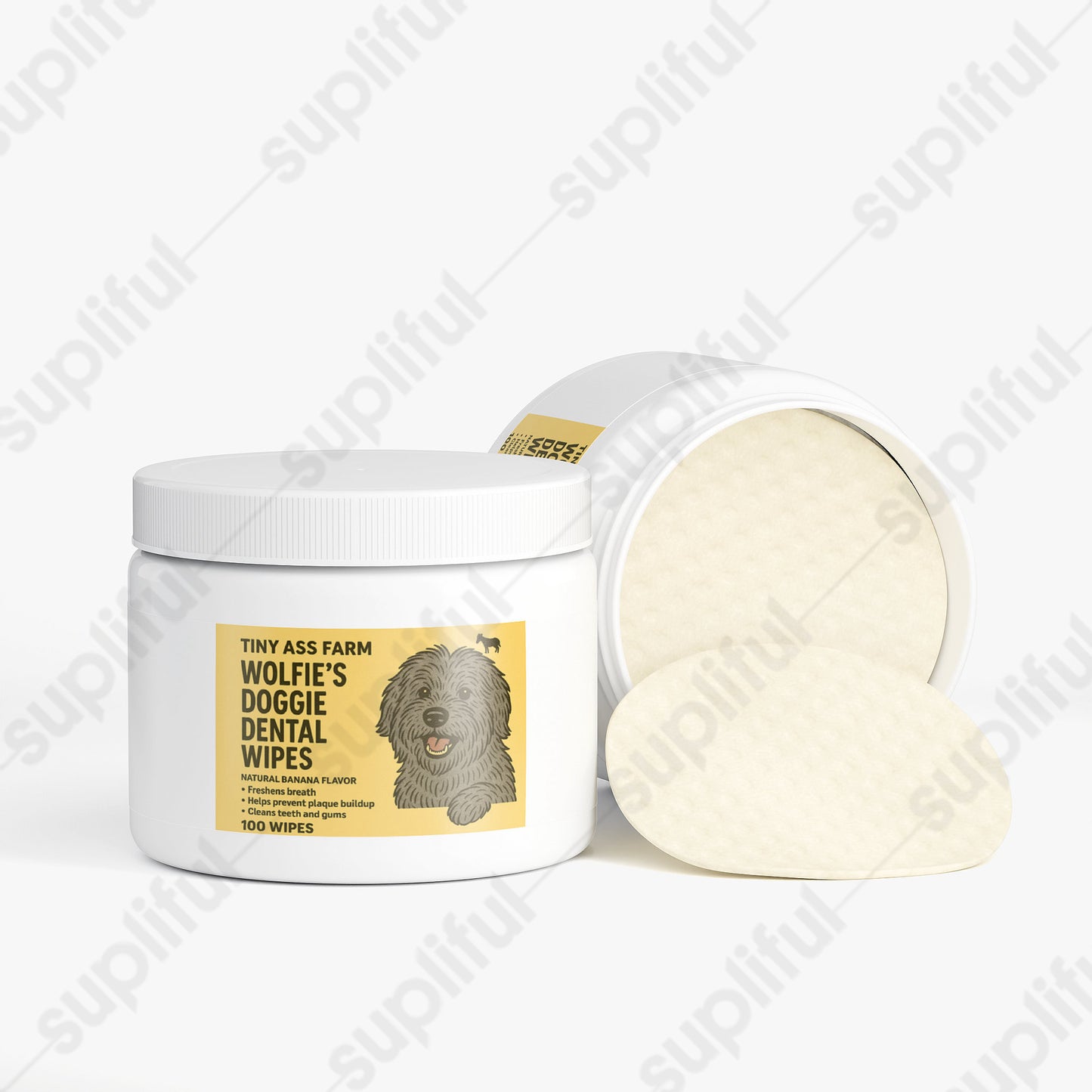 Wolfie's Doggie Dental Wipes